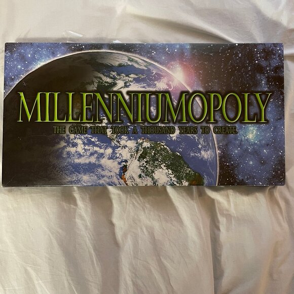 NIB Millenniumoploly Board Game by Late for the SKy Y2K fun for the whole family - Picture 2 of 14